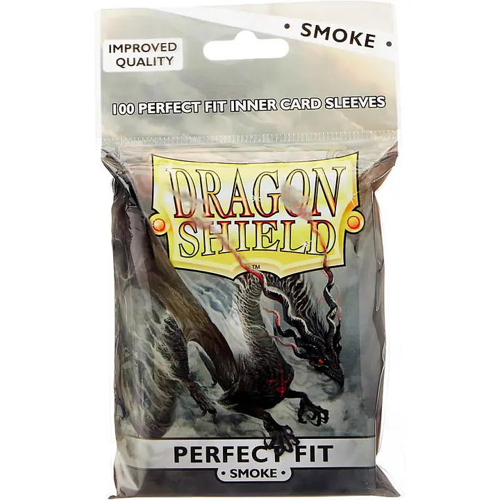 DRAGON SHIELD OVITKI - PERFECT FIT - SMOKE (100 SLEEVES) - Master