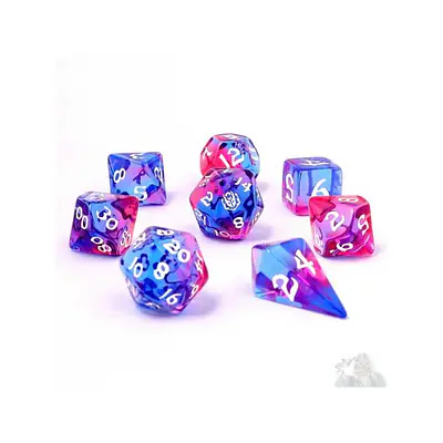 8 Piece RPG Dice Set: Unicorn Tears primary image