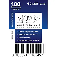 MTL OVITKI 45X68 MM 100PCS SOFT CARD SLEEVES - Master