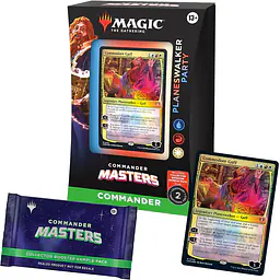 MAGIC THE GATHERING - COMMANDER MASTERS - COMMANDER DECK - PLANESWALKER PARTY - Master