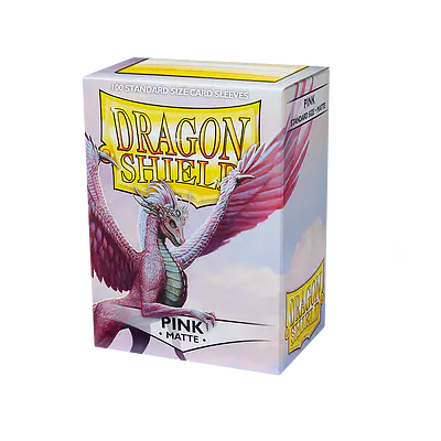 DRAGON SHIELD STANDARD SLEEVES - PINK MATTE (100X) primary image