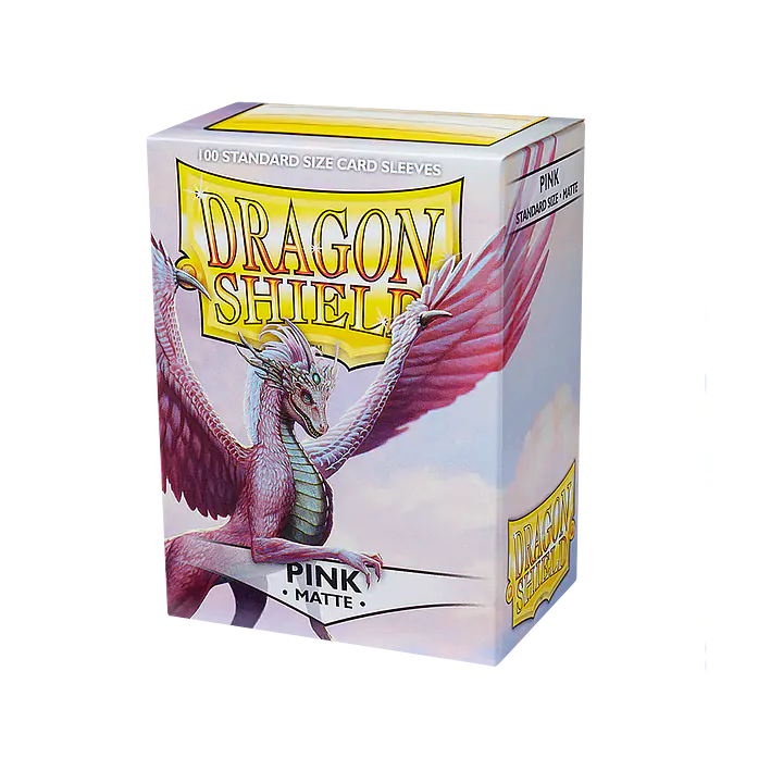 DRAGON SHIELD STANDARD SLEEVES - PINK MATTE (100X) - Master