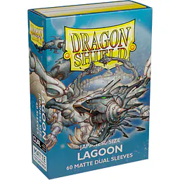 DRAGON SHIELD DUAL MATTE SLEEVES - LAGOON (60X) - JAPANESE SIZE - Master