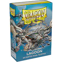DRAGON SHIELD DUAL MATTE SLEEVES - LAGOON (60X) - JAPANESE SIZE - Master
