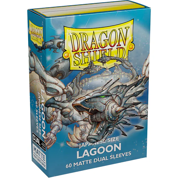 DRAGON SHIELD DUAL MATTE SLEEVES - LAGOON (60X) - JAPANESE SIZE - Master