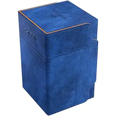 GAMEGENIC - WATCHTOWER 100+ XL CONVERTIBLE DECK BOX - BLUE/ORANGE primary image