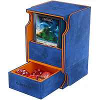 GAMEGENIC - WATCHTOWER 100+ XL CONVERTIBLE DECK BOX - BLUE/ORANGE - Master