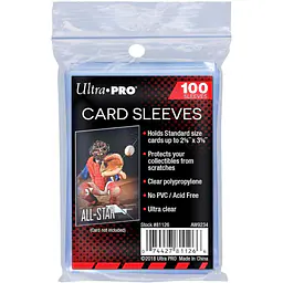 ULTRA PRO - STANDARD CARD SLEEVES (63.5MM X 88.9MM) - 100 PACK - Master