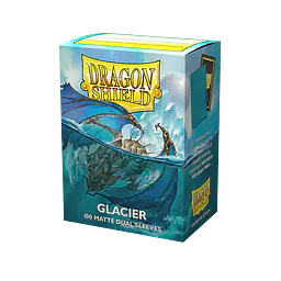 DRAGON SHIELD DUAL MATTE SLEEVES - GLACIER (100X) - Master