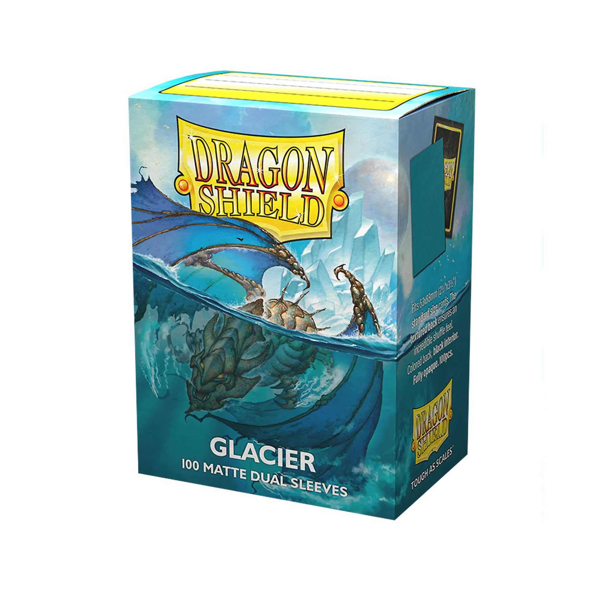 DRAGON SHIELD DUAL MATTE SLEEVES - GLACIER (100X) - Master