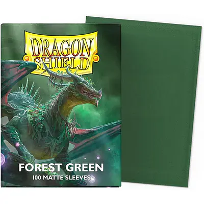 DRAGON SHIELD STANDARD SLEEVES – FOREST GREEN MATTE (100X) secondary image