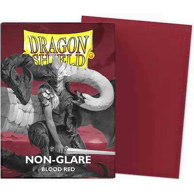DRAGON SHIELD STANDARD NON-GLARE SLEEVES – BLOOD RED (100X) secondary image