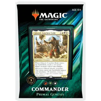 MAGIC THE GATHERING - COMMANDER 2019 - PRIMAL GENESIS primary image