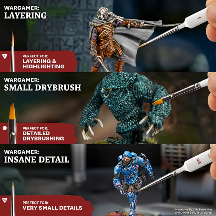 ARMY PAINTER - MOST WANTED BRUSH SET - Master