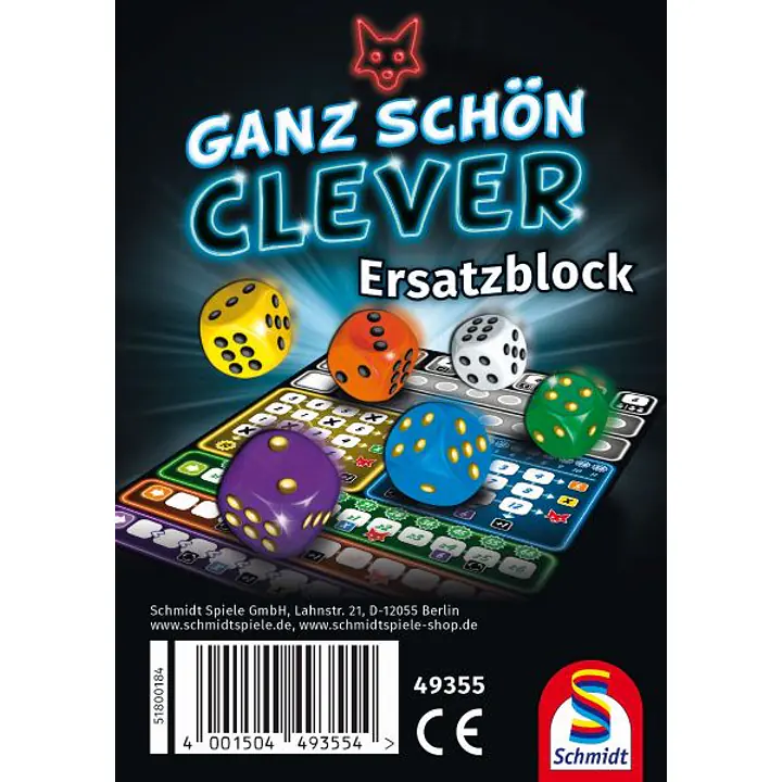 GANZ SCHÖN CLEVER - DODATEN BLOK - Master