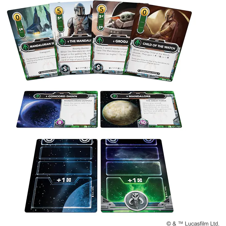 Star Wars: The Deckbuilding Game – Mandalorian Faction Pack - Master