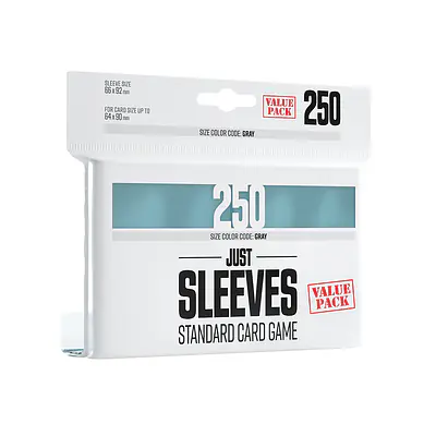 JUST SLEEVES - VALUE PACK CLEAR - 250x THICK SLEEVES primary image