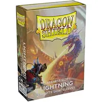DRAGON SHIELD DUAL MATTE SLEEVES - LIGHTNING (60X) - JAPANESE SIZE - Master