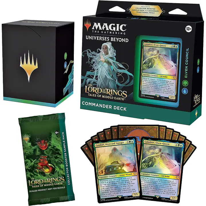MAGIC THE GATHERING - THE LORD OF THE RINGS: TALES OF MIDDLE-EARTH - COMMANDER DECK - ELVEN COUNCIL - Master