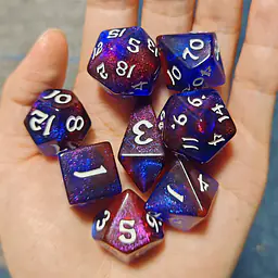 8 Piece RPG Dice Set: Arcane Nexus - Master