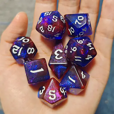 8 Piece RPG Dice Set: Arcane Nexus secondary image