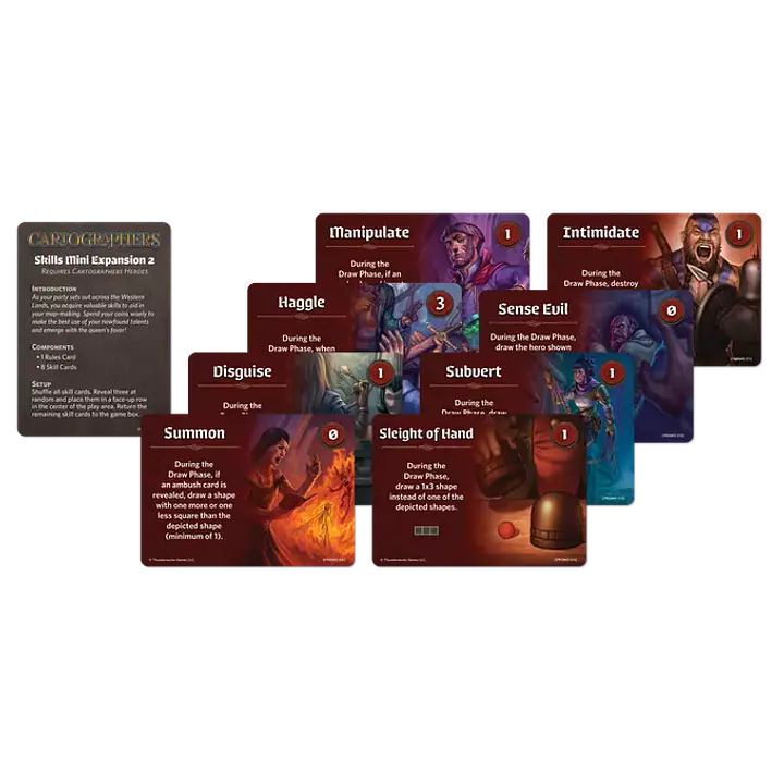 Cartographers: Skills Mini Expansion 2 - Master