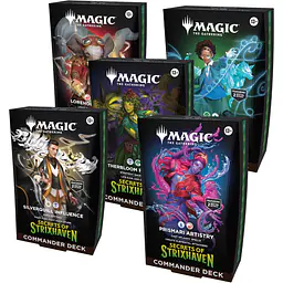 Magic The Gathering: Secrets of Strixhaven - Commander Deck Bundle - PREDNAROČILO - Datum izida - 24.04.2026 - Master