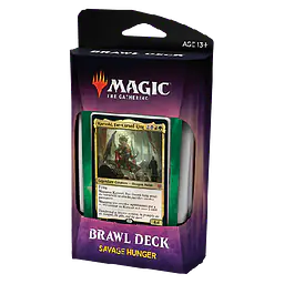 MAGIC THE GATHERING - THRONE OF ELDRAINE - BRAWL DECK - SAVAGE HUNGER - Master