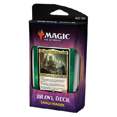 MAGIC THE GATHERING - THRONE OF ELDRAINE - BRAWL DECK - SAVAGE HUNGER primary image