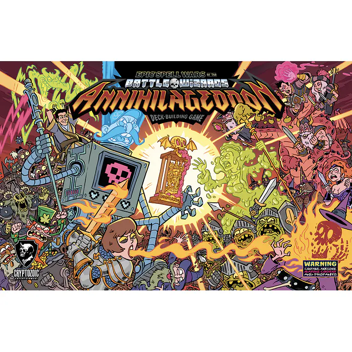 EPIC SPELL WARS OF THE BATTLE WIZARDS: ANNIHILAGEDDON DECK-BUILDING GAME - POŠKODOVANA ŠKATLA - Master