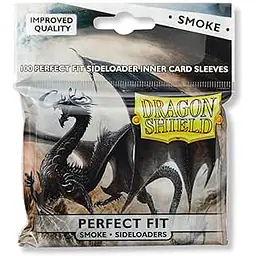 DRAGON SHIELD STANDARD SLEEVES - PERFECT SIZE - SIDELOADING - SMOKE - 100X - Master
