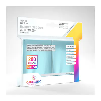 GAMEGENIC - STANDARD OVITKI - (66 X 91MM) - VALUE PACK - 200 X SLEEVES primary image