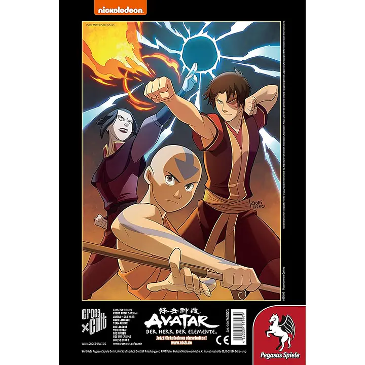 Avatar: The Lord of the Elements (Fire and Lightning) - Puzzle (500 kosov) - Master