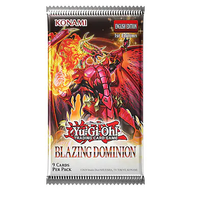 YGO - BLAZING DOMINION - BOOSTER PACK - YU-GI-OH! primary image