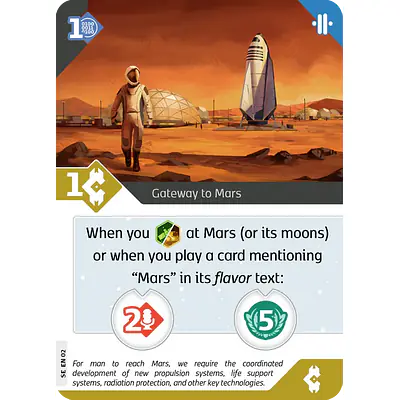 SETI: Search for Extraterrestrial Intelligence – Gateway to Mars Promo Card primary image
