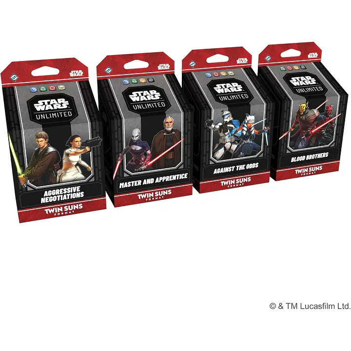 Star Wars: Unlimited 2026 Twin Suns Deck Display - Master