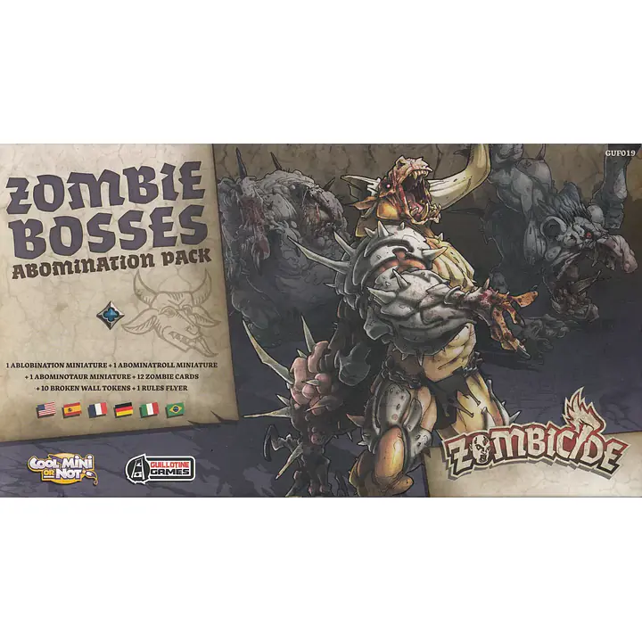 Zombicide: Black Plague – Zombie Bosses Abomination Pack - Master