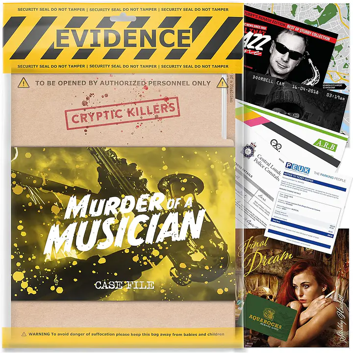 Cryptic Killers: Murder of a Musician - Master