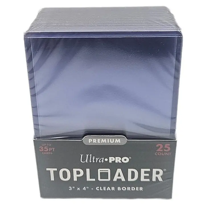 ULTRA PRO - 3" x 4"  SUPER CLEAR PREMIUM TOPLOADERS (25 X SLEEVE) - Master