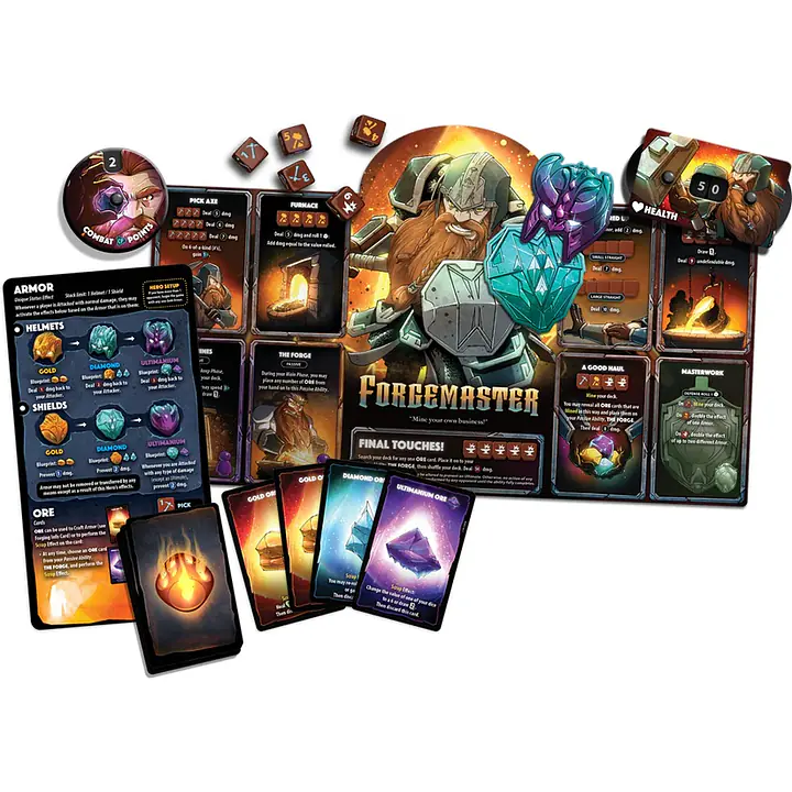 Dice Throne: Hero Pack: Forgemaster - Master