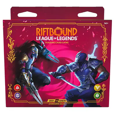 Riftbound: League of Legends Trading Card Game – Vendetta Showdown Deck Zed Vs Shen - PREDNAROČILO - Datum izida- 31.7.2026 primary image
