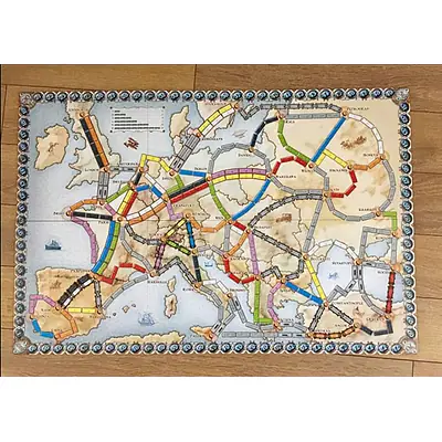 Ticket to Ride: Europe Slovenska izdaja secondary image