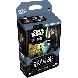 STAR WARS: UNLIMITED - Ashes of the Empire – Luke Skywalker Spotlight Deck - Master