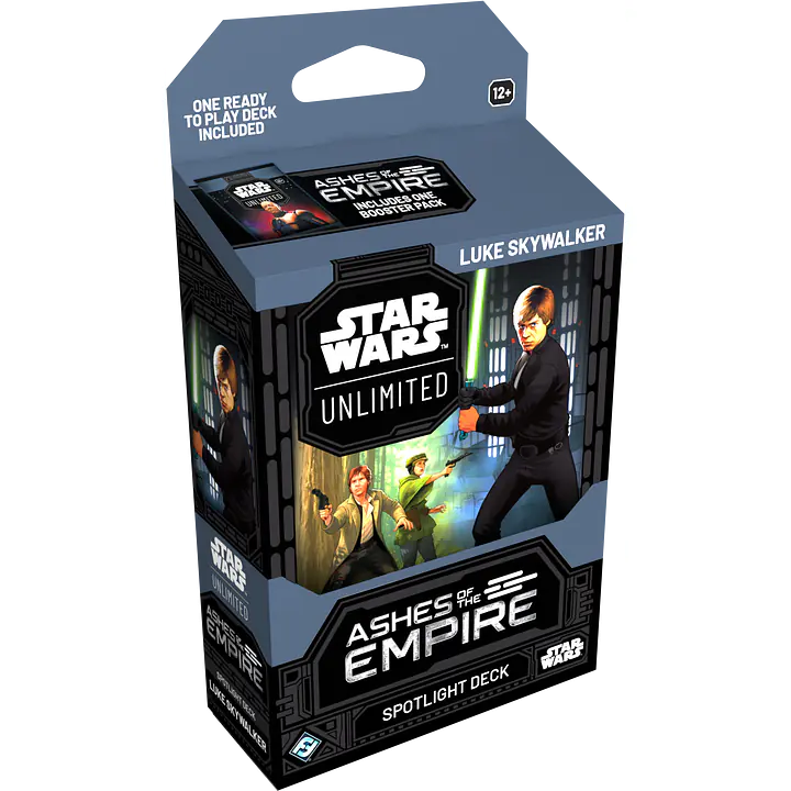 STAR WARS: UNLIMITED - Ashes of the Empire – Luke Skywalker Spotlight Deck - Master