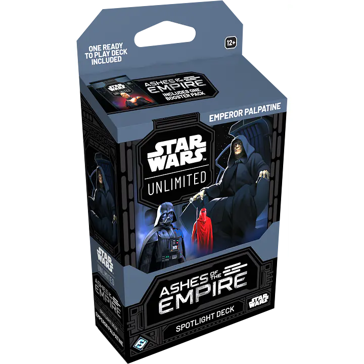 STAR WARS: UNLIMITED - Ashes of the Empire – Emperor Palpatine Spotlight Deck - Master