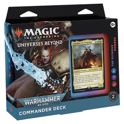 MAGIC THE GATHERING - COMMANDER WARHAMMER 40K DECK - THE RUINOUS POWERS primary image