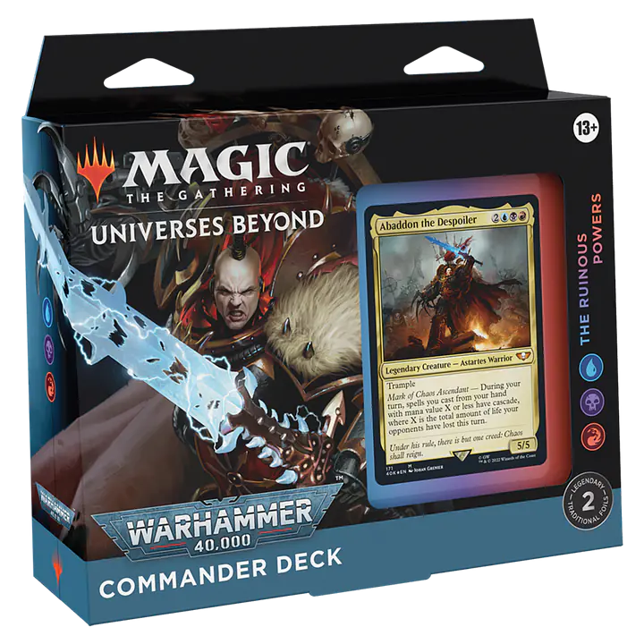 MAGIC THE GATHERING - COMMANDER WARHAMMER 40K DECK - THE RUINOUS POWERS - Master