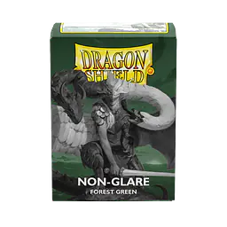 DRAGON SHIELD STANDARD NON-GLARE SLEEVES – FOREST GREEN (100X) - Master