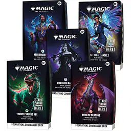 Magic The Gathering: Foundations Starter Commander Deck Display (5 Decks) - PREDNAROČILO - Datum izida- 02.10.2026 - Master