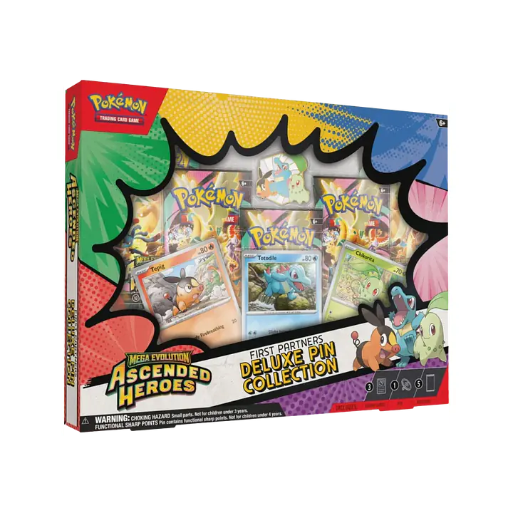 POKEMON – PKM - Ascended Heroes: First Partners Deluxe Pin Collection - Master